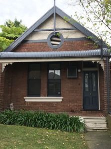 Existing traditional front facade to be retained.